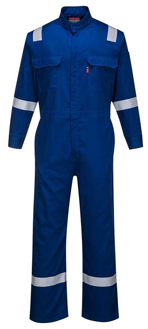 imagePortwest FR94 Bizflame Fire Resistant Coverall with FR Reflective Tape ASTM NFPA Orange 3 XLRoyal