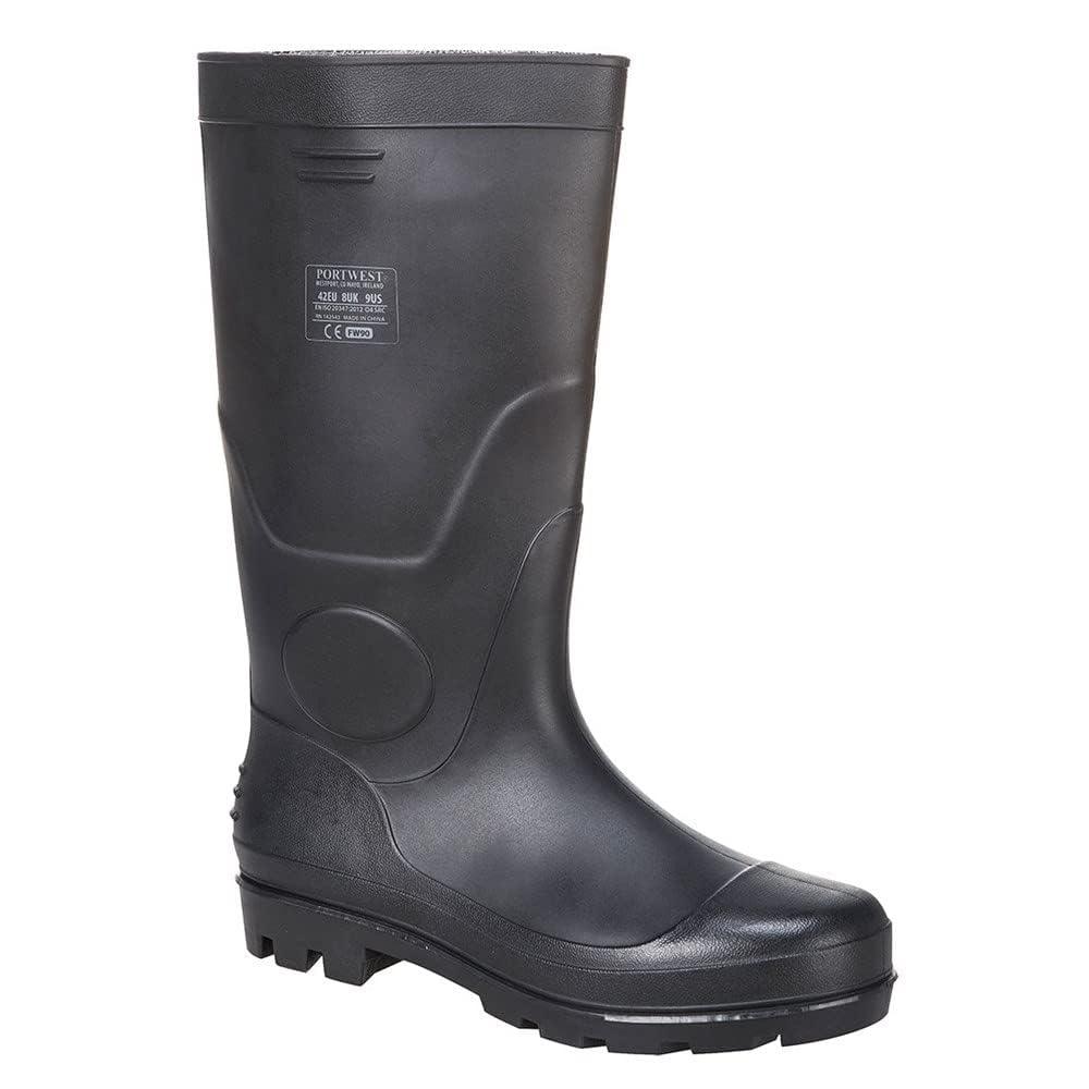 imagePortwest FW90 PVC Waterproof O4 Wellington Black 42Black