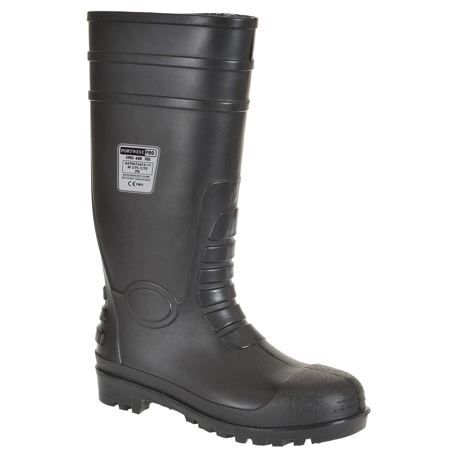 imagePortwest FW95 Total Safety Wellington S5 Black 39Black