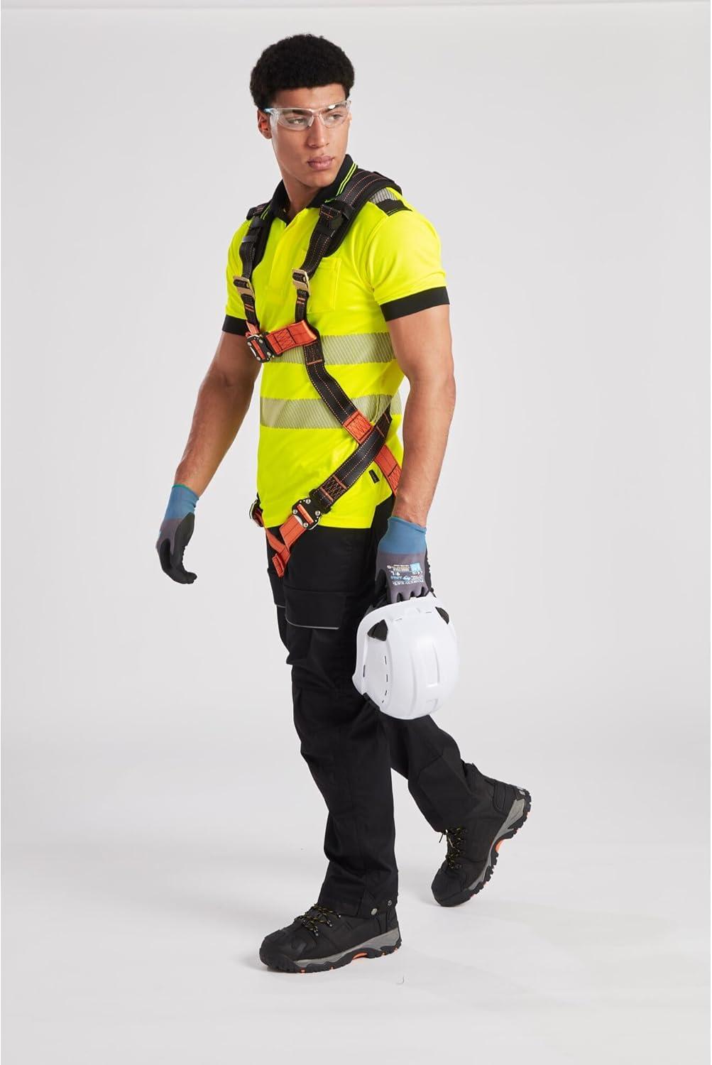 imagePortwest PS63 Height Endurance Vented Hard Hat Safety Helmet Hi VisYellow