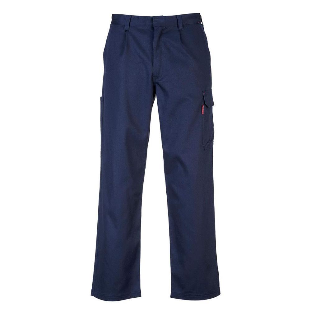 imagePortwest BZ31 Mens Safety Cargo Pants in Flame Resistant Bizweld ASTM NFPA Navy X LargeR