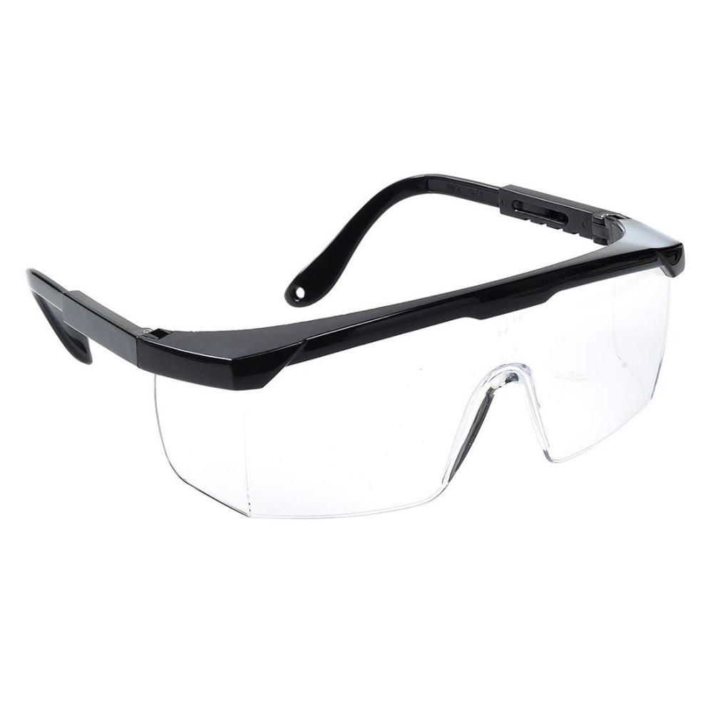 imagePortwest Classic Safety Eyescreen EN166 Protective Protection Eye Goggles Work Dust ANSIISEA Z871 ClearClear