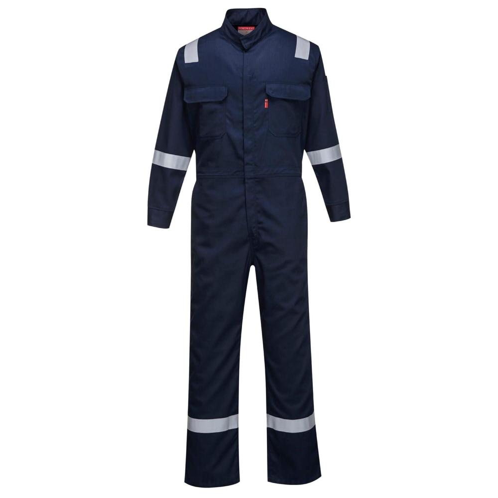 imagePortwest FR94 Bizflame Fire Resistant Coverall with FR Reflective Tape ASTM NFPA Orange 3 XLNavy