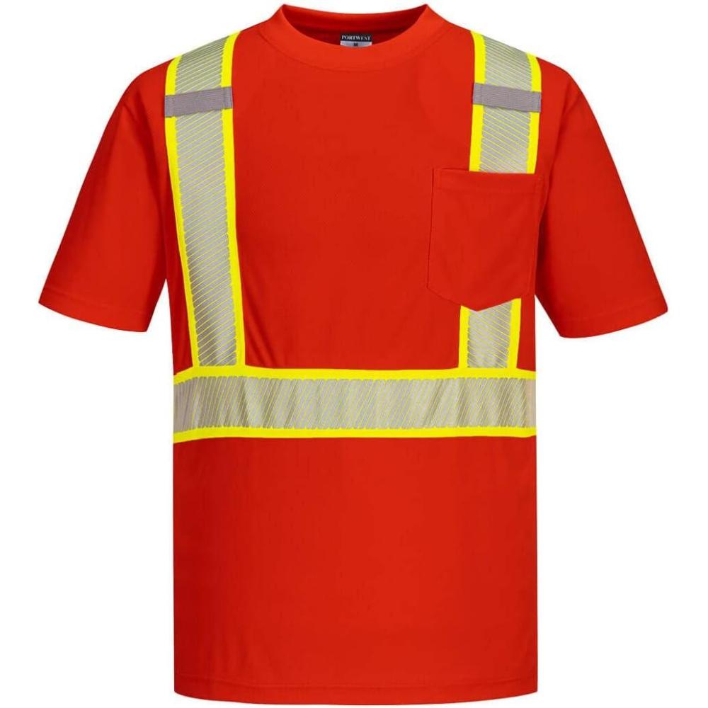 imagePortwest Iona Plus TShirt SS S396 Red Large