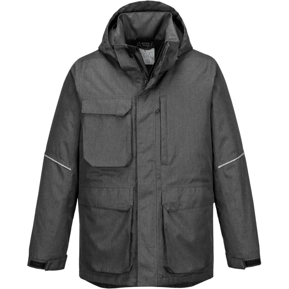 imagePortwest KX3 Lightweight Safety Winter Parka JacketGrey