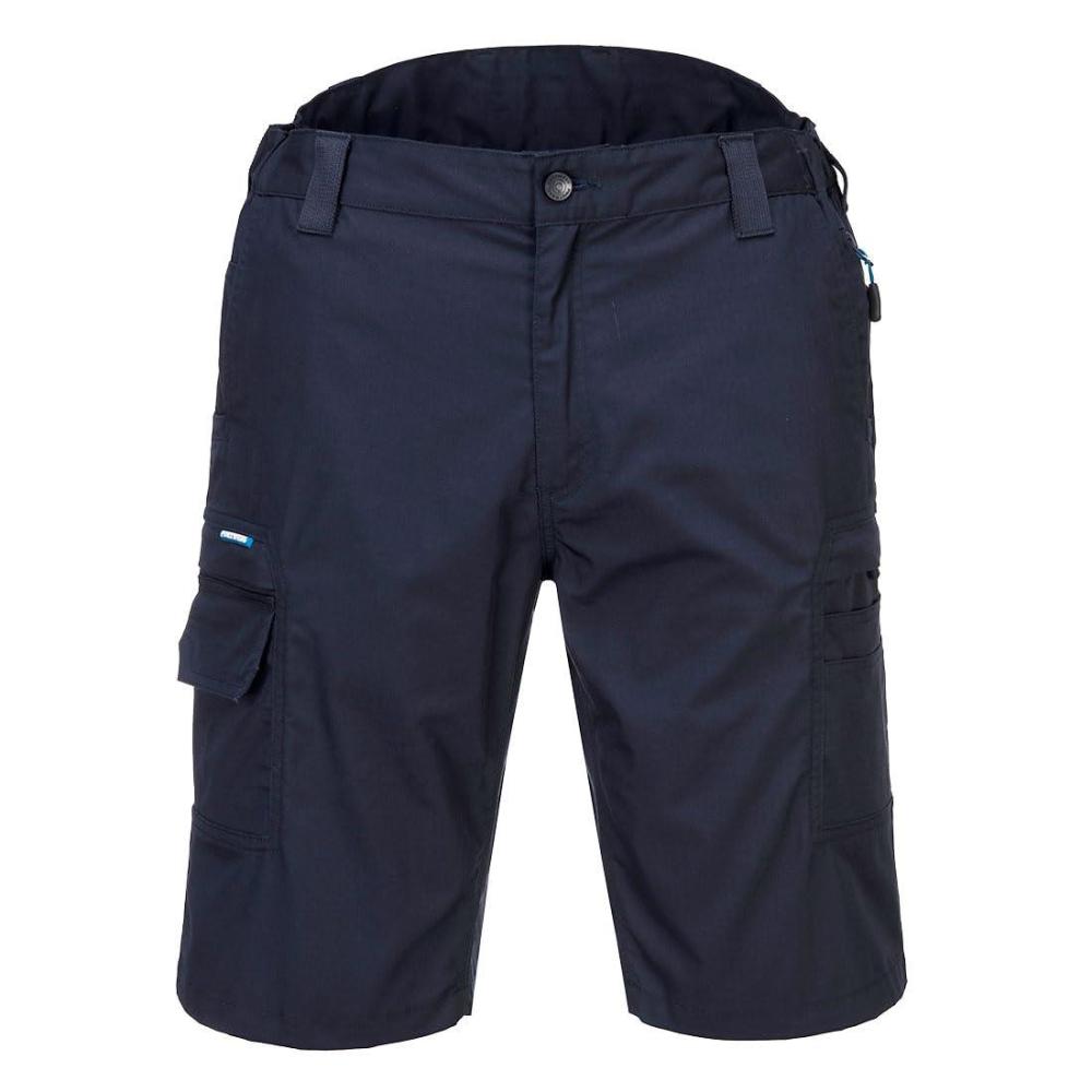 imagePortwest KX340 Mens Work Shorts Durable MultiFunctional Safety Workwear with Ripstop Stretch Fabric and Pockets Navy 38