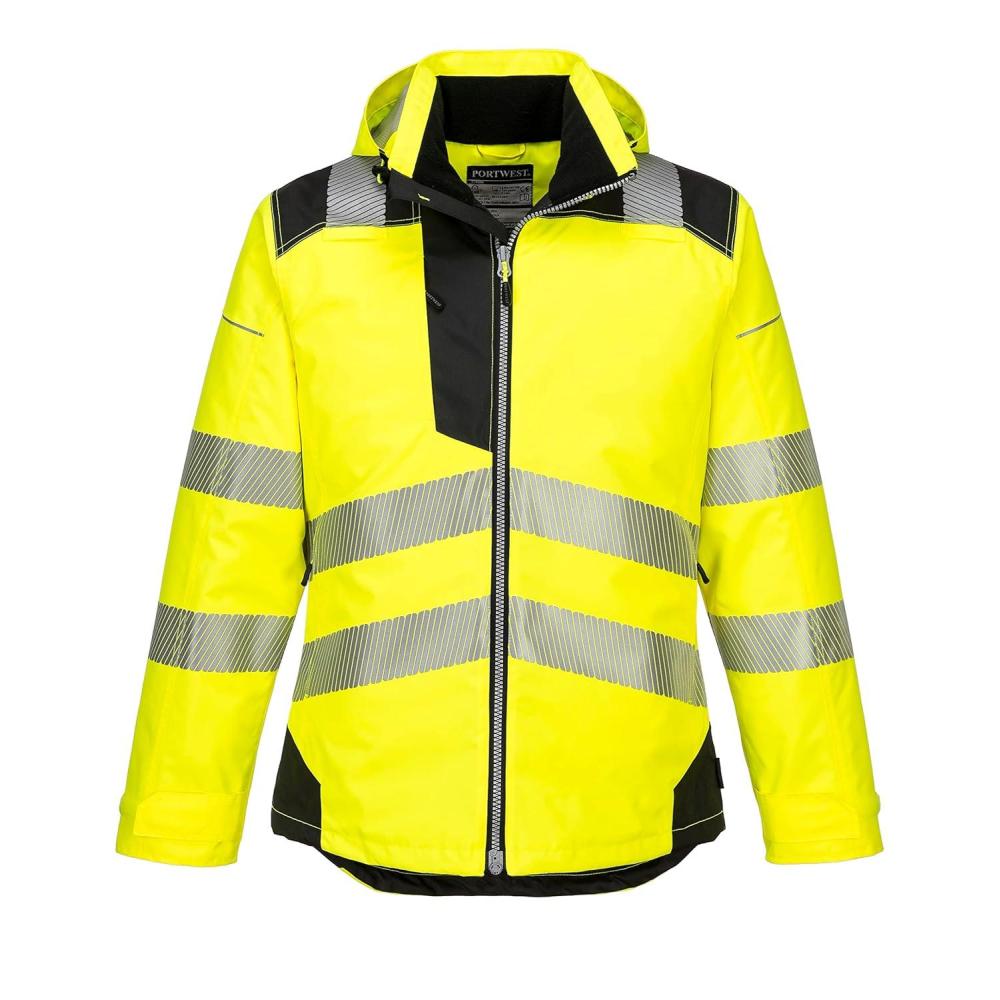 imagePortwest PW3 HiVis Winter Jacket Work Safety Protective Reflective Waterproof Coat ANSI 3 Large3XLarge
