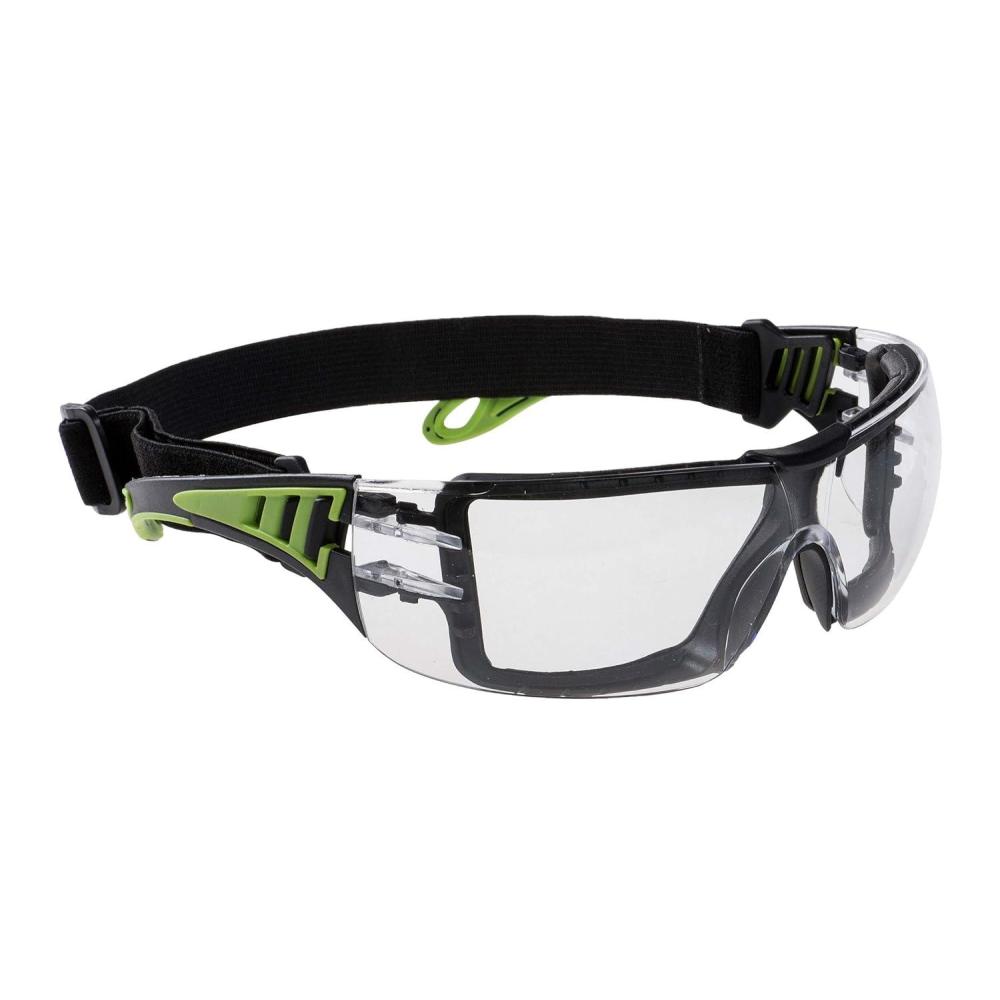 imagePortwest Tech Look Plus Eye Wear Protection Protective Glasses Goggles Spectacles ANSIISEA Z871 SmokeClear