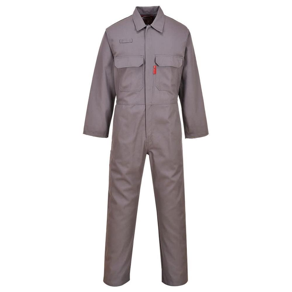 imagePortwest UBIZ1 Bizweld Flame Resistant Coveralls for Welding Protective Safety FR Workwear Coveralls Navy SmallGrey