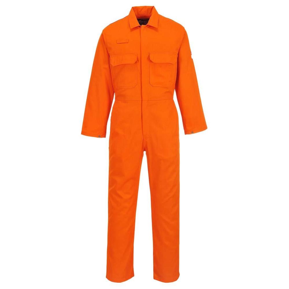 imagePortwest UBIZ1 Bizweld Flame Resistant Coveralls for Welding Protective Safety FR Workwear Coveralls Navy SmallOrange
