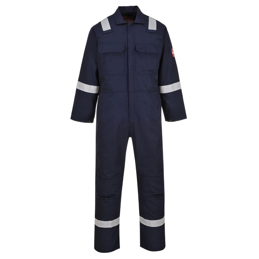 imagePortwest UBIZ5 Bizweld Flame Resistant Coveralls for Welding Protective Safety FR Workwear Coveralls Navy 6XLargeNavy