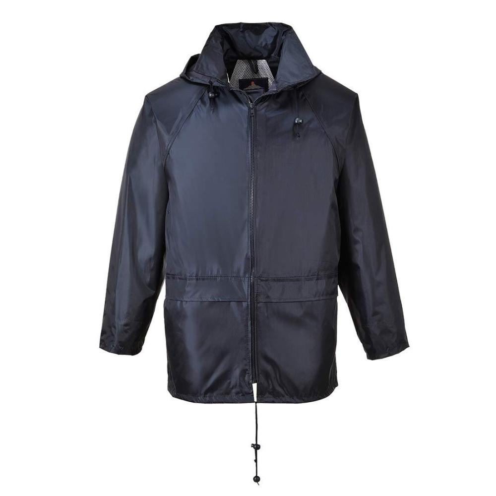 imagePortwest US440 Classic Waterproof Rain Jacket wth Pack Away Hood ampamp Sealed Seams Orange XXLNavy