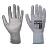imagePortwest A120 Vending Handling Work Safety Glove with Protective PU Palm Grip Black LargeGrey