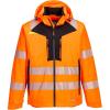 imagePortwest DX462 Mens DX4 Waterproof Hi Vis Rain Jacket Safety Workwear Hooded with PocketsOrange