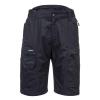 imagePortwest KX340 Mens Work Shorts  Durable MultiFunctional Safety Workwear with Ripstop Stretch Fabric and Pockets Black 38