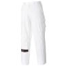 imagePortwest Painters Trousers Work Pants Protection Protect Overall Decorator Paint Medium White