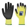 imagePortwest VisTex PU Cut Resistant Glove Safety Work Wear Protective Gloves Coated ANSI 105 OrangeBlack X LargeYellowblack