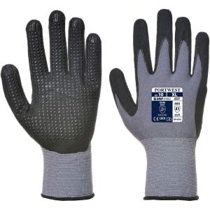Portwest A351 DermiFlex Plus Handling Glove with PU/Nitrile Foam Palm Grip ANSI, 3 XL(3X-Large)
