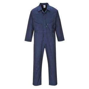 Portwest C814 Iona Cotton Heavy Duty Work Overalls with Reflective Safety Tape, Navy, 4XL(Armada)