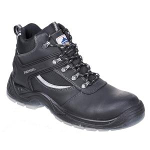 Portwest FW69 Steelite Mustang Safety Boot S3 Black, 44(Black)