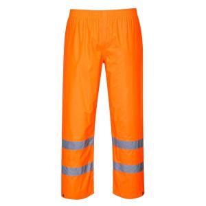 Portwest Hi-Vis Rain Trousers Viz Work Cargo Work Pants Reflective Waterproof Rain ANSI E, Yellow, XXL(Orange)