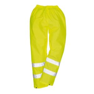 Portwest Hi-Vis Rain Trousers Viz Work Cargo Work Pants Reflective Waterproof Rain ANSI E, Yellow, XXL(Yellow)