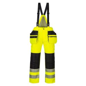 Portwest PW3 Hi-Vis Winter Trousers – PW351, Yellow/Black, Medium(Medium)