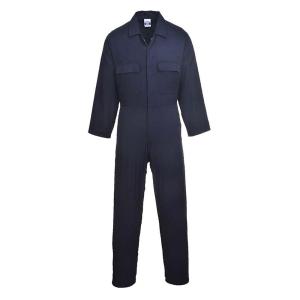 Portwest S998 Men’s Work Coveralls 100% Cotton – Protective Overalls Durable Workwear Boiler Suit for Mechanics Warehouse Garages DIY Black, X-Large(Navy)