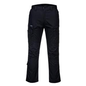 Portwest T802 Men’s Lightweight Work Pants – KX3 Stretch Fabric Cargo Workwear Utility Pants Navy, 36(Black)
