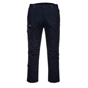 Portwest T802 Men’s Lightweight Work Pants – KX3 Stretch Fabric Cargo Workwear Utility Pants Navy, 36(Navy)