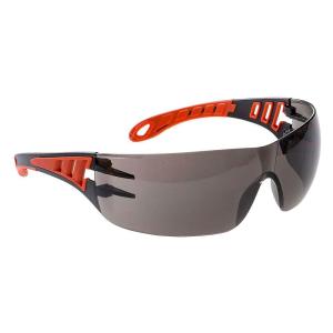 Portwest Tech Look Eye Wear Protection Protective Glasses Goggles Spectacles ANSI/ISEA Z87.1, Clear(Smoke)