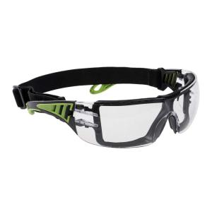 Portwest Tech Look Plus Eye Wear Protection Protective Glasses Goggles Spectacles ANSI/ISEA Z87.1, Smoke(Clear)