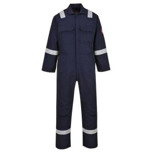 Portwest UBIZ5 Bizweld Flame Resistant Coveralls for Welding, Protective Safety FR Workwear Coveralls Navy, 6X-Large(Navy)
