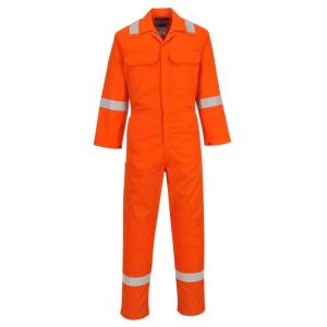 Portwest UBIZ5 Bizweld Flame Resistant Coveralls for Welding, Protective Safety FR Workwear Coveralls Navy, 6X-Large(Orange)