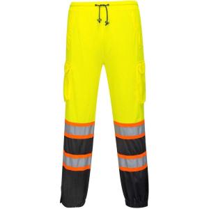 Portwest US388 High Visibility Two-Tone Reflective Lightweight Mesh Over Pants Hi Vis Cargo Safety Work Pants