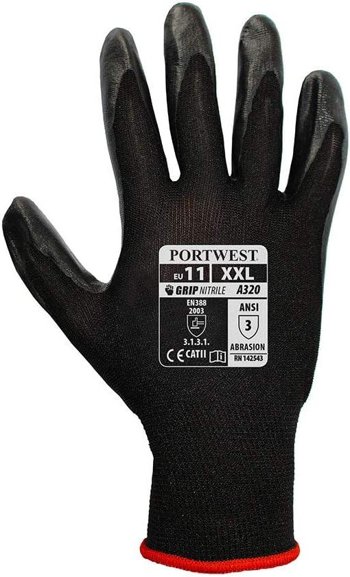 image:imagePortwest DextiGrip Glove Handling Work Protective Safety Grip Resistant ANSI 105 XXLXXLarge