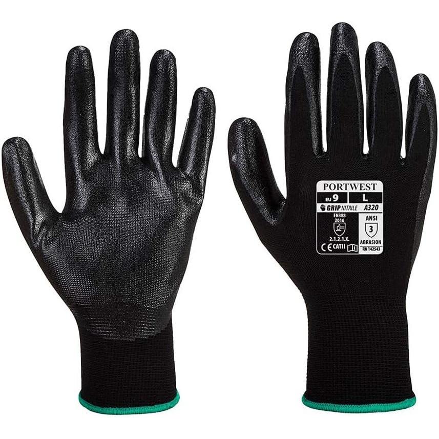 image:imagePortwest DextiGrip Glove Handling Work Protective Safety Grip Resistant ANSI 105 XXLLarge