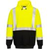 image:imagePortwest UB324 Two Tone Hooded Sweatshirt High Visibility Work Hoodie With Brushed Back Warmth And Durable Polyester CottonYellowBlack