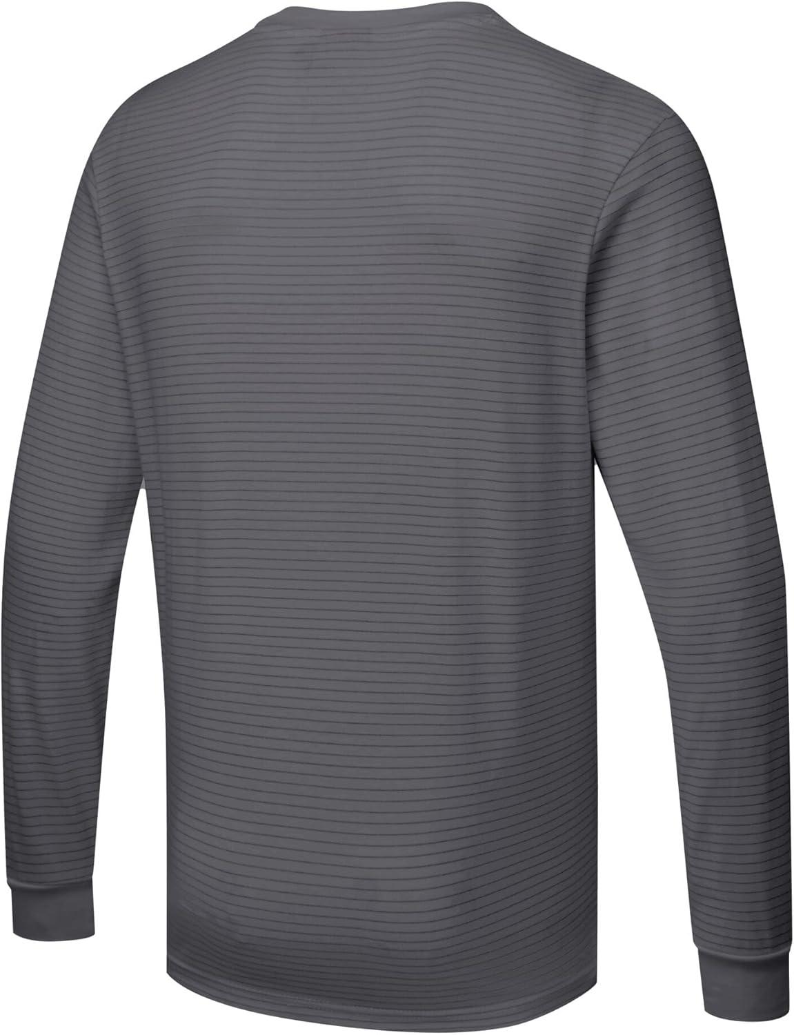 image:imagePortwest AS22 Anti Static ESD Long Sleeve T Shirt Lightweight Cotton Comfort Fit Workwear Zoom Gray SZoom Gray