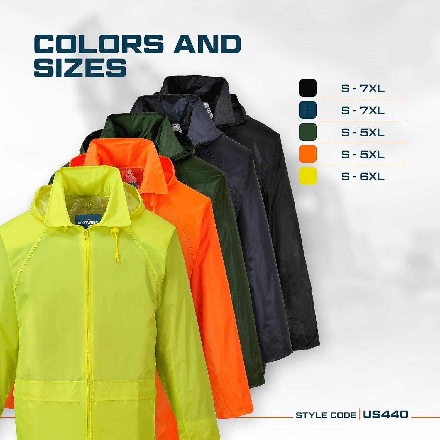 image:imagePortwest Classic Rain Jacket US440 Black 7XLNavy