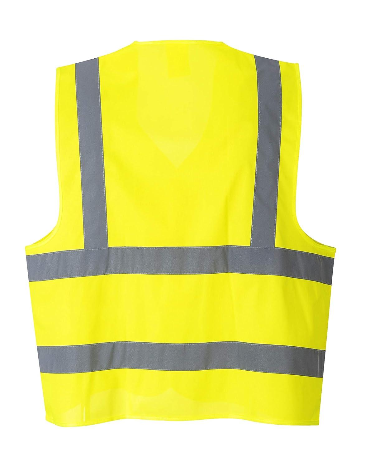 image:imagePortwest HiVis FR Treated Vest Viz Reflective Work Safety Gilet Utility Visability ANSI 2 LXL YellowYellow